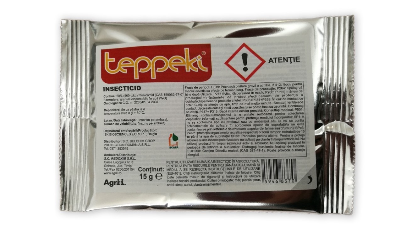 Insecticid Teppeki, contact, ingestie, sistemic